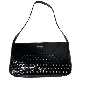 Guess Y2K Black Patient Leather Mini Shoulder Bag